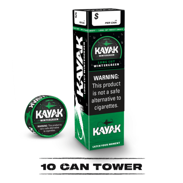 Long Cut Wintergreen 10 Can Tower