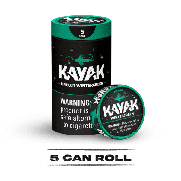 Fine Cut Wintergreen 5 Can Roll