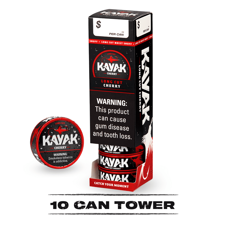 Long cut cherry can tower