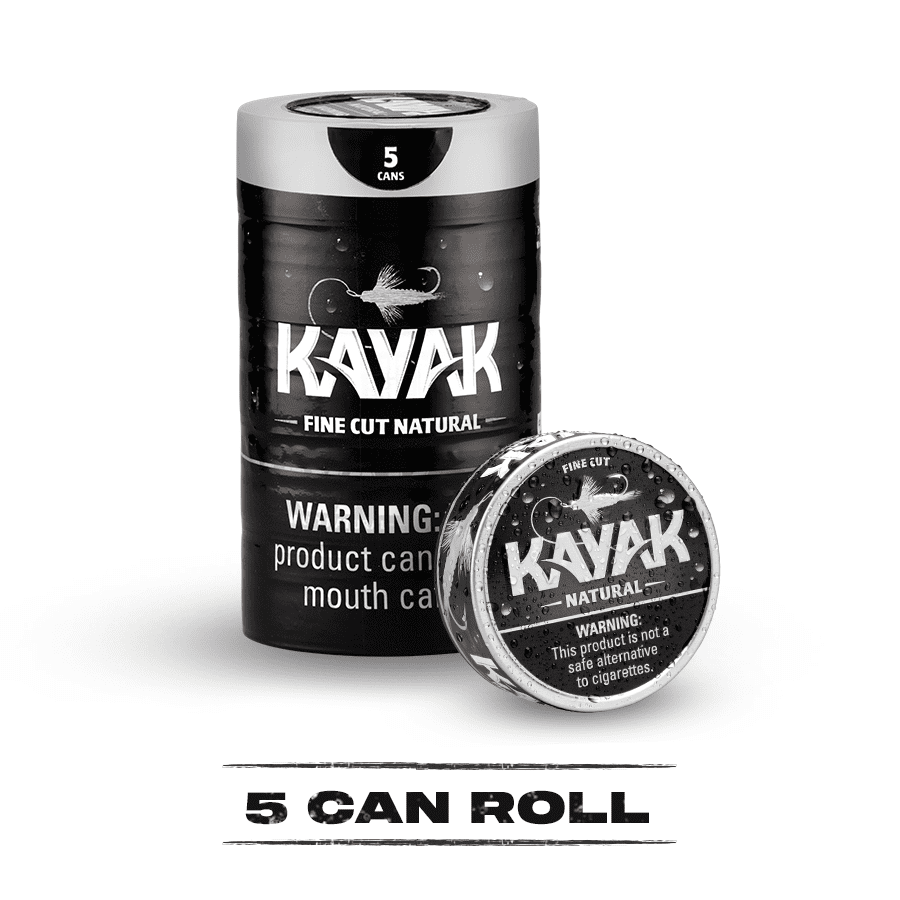 Kayak Fine Cut Natural 5 Can Roll