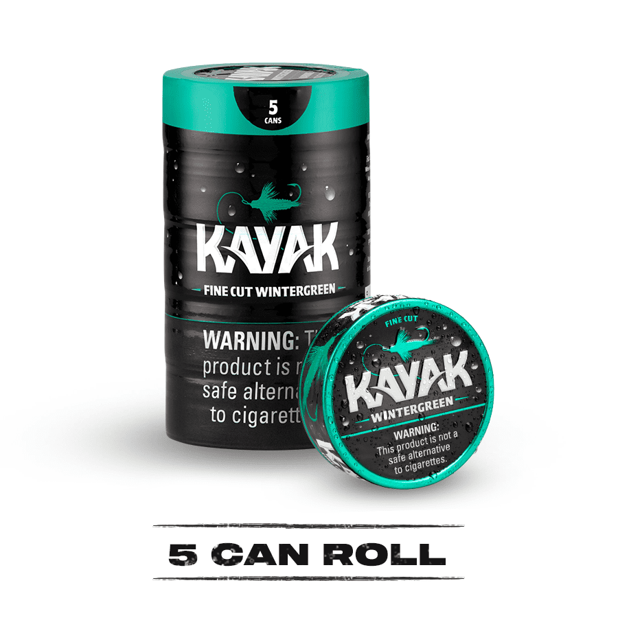 Fine Cut Wintergreen 5 Can Roll