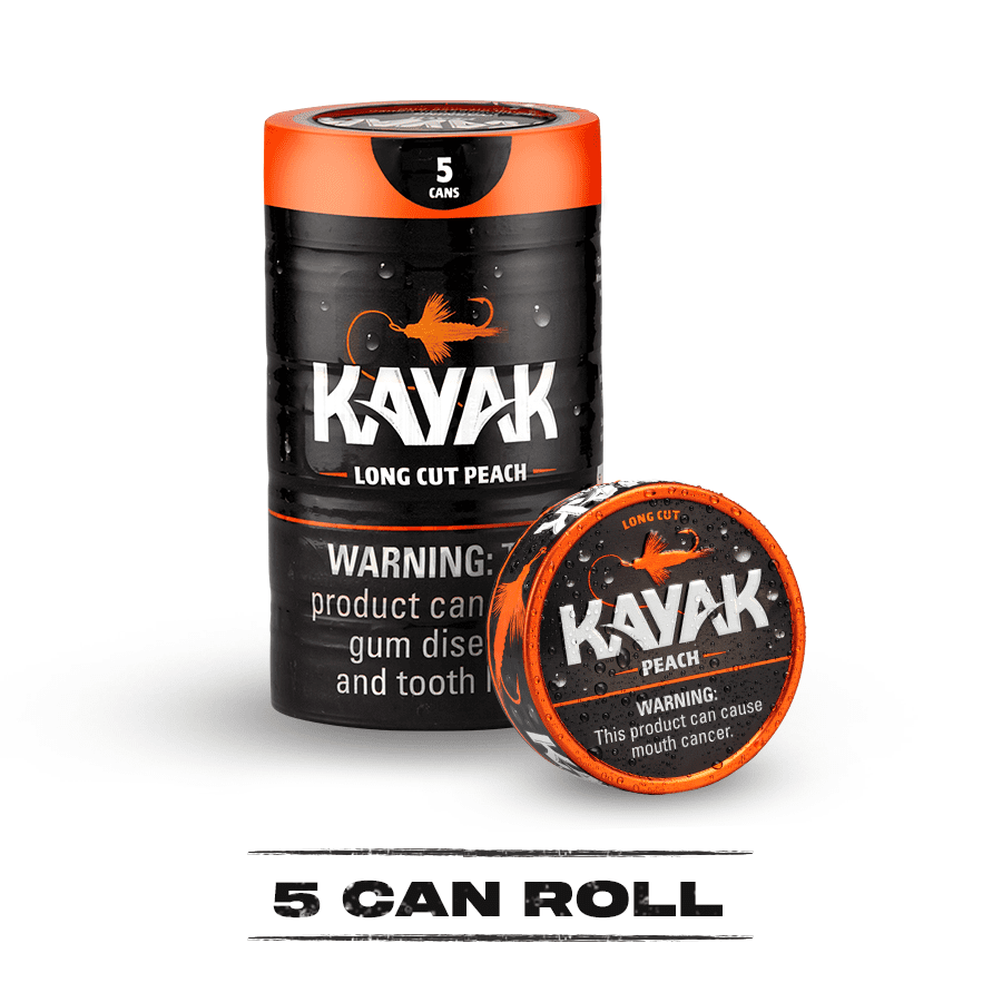 Long Cut Peach 5 Can Roll