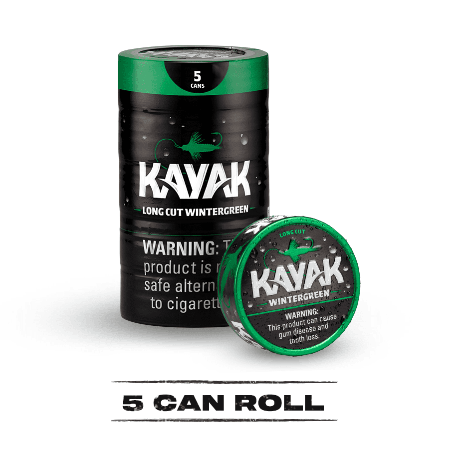 Long Cut Wintergreen 5 Can Roll