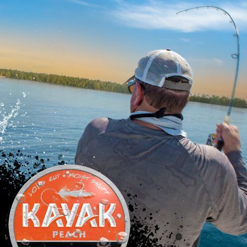 Kayak Peach - Fisherman on the water