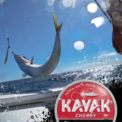 Kayak Cherry - Marlin on a hook